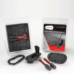 Aerocatch 120-2000 Hood Latch & Pin Kit - Black