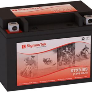 Replacement Battery for Duralast CTX9-BS FP Motorcycle