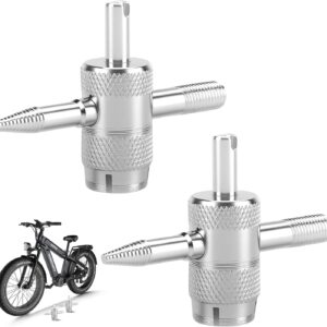 OLLBIT 4-Way Valve Stem Tool for Car & Bike Tires