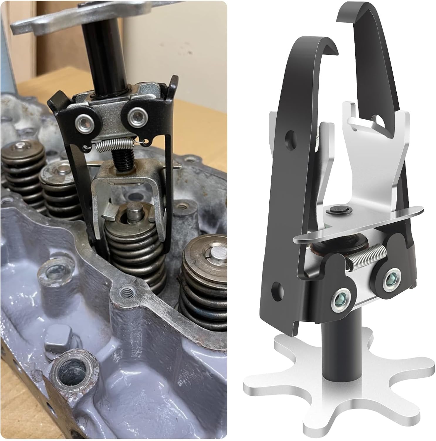 OFBAND Valve Spring Compressor Tool - Universal Adjustable Handle