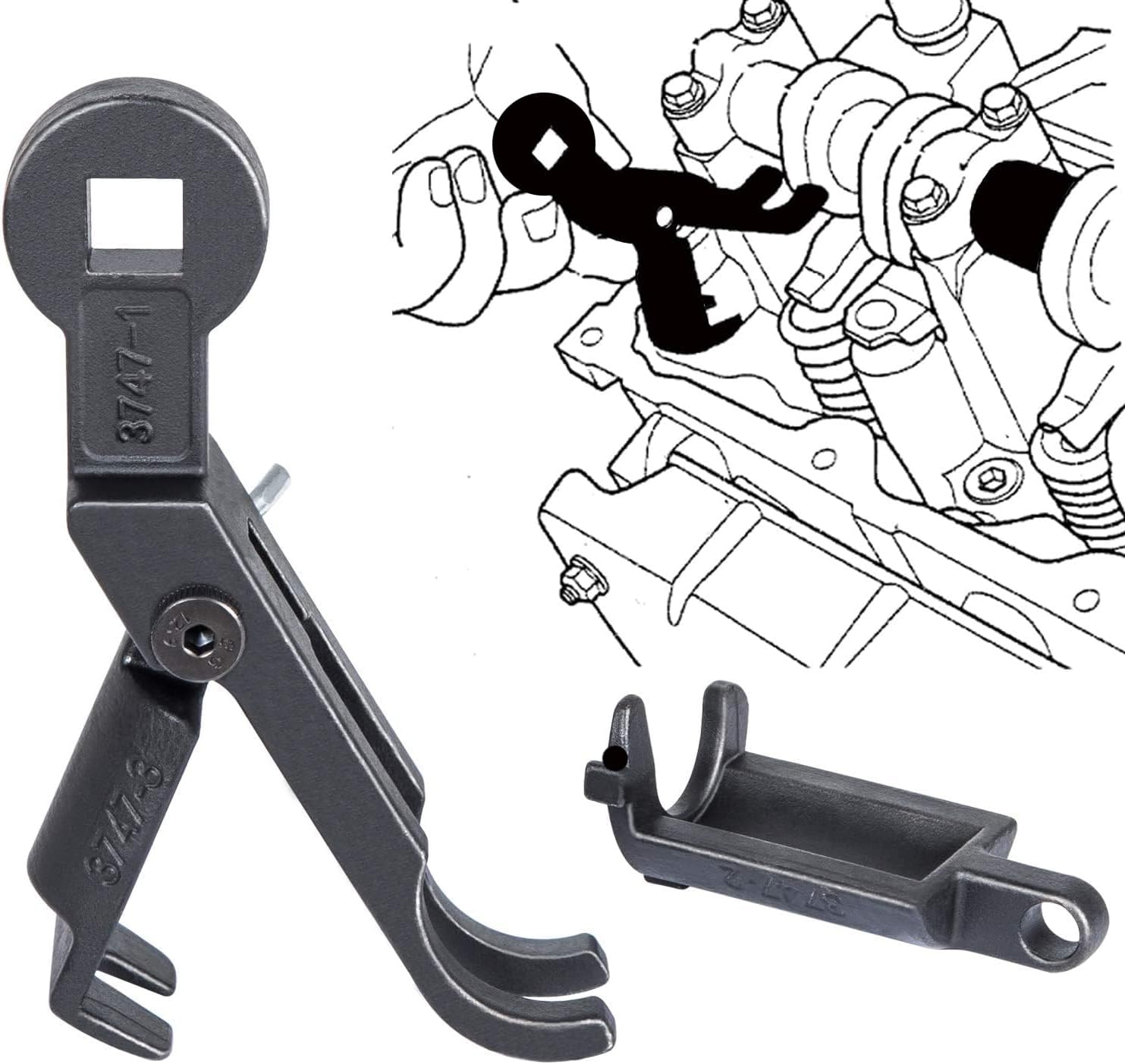 Rocker Arm & Valve Spring Tool for 3.7L/4.7L Engines