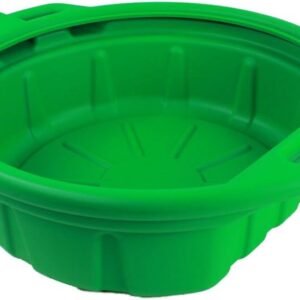 Capri Tools 4.5-Gal Oil Drain Pan, Anti-Splash, Green