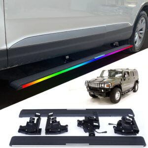 PowerStep Running Boards for Hummer H2 2004-2025 LED Deployable Steps