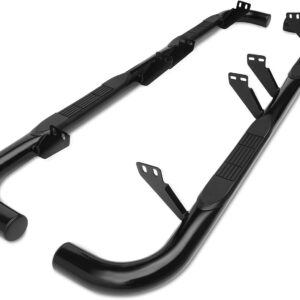TAC Side Steps for 2003-2010 Hummer H2/H2 SUT (Black, 3")