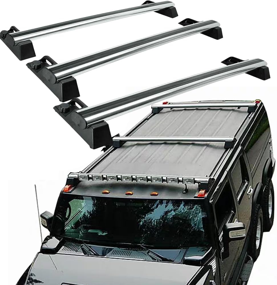 Hummer H2 Roof Racks 3PC Cross Bars 2003-2010