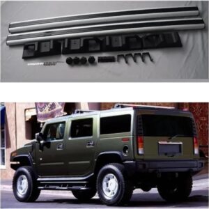 Black Roof Racks for Hummer H2 (2002-2008) - Aluminum Alloy Luggage Rack