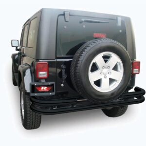 Rampage Double Tube Rear Bumper for Jeep Wrangler JK
