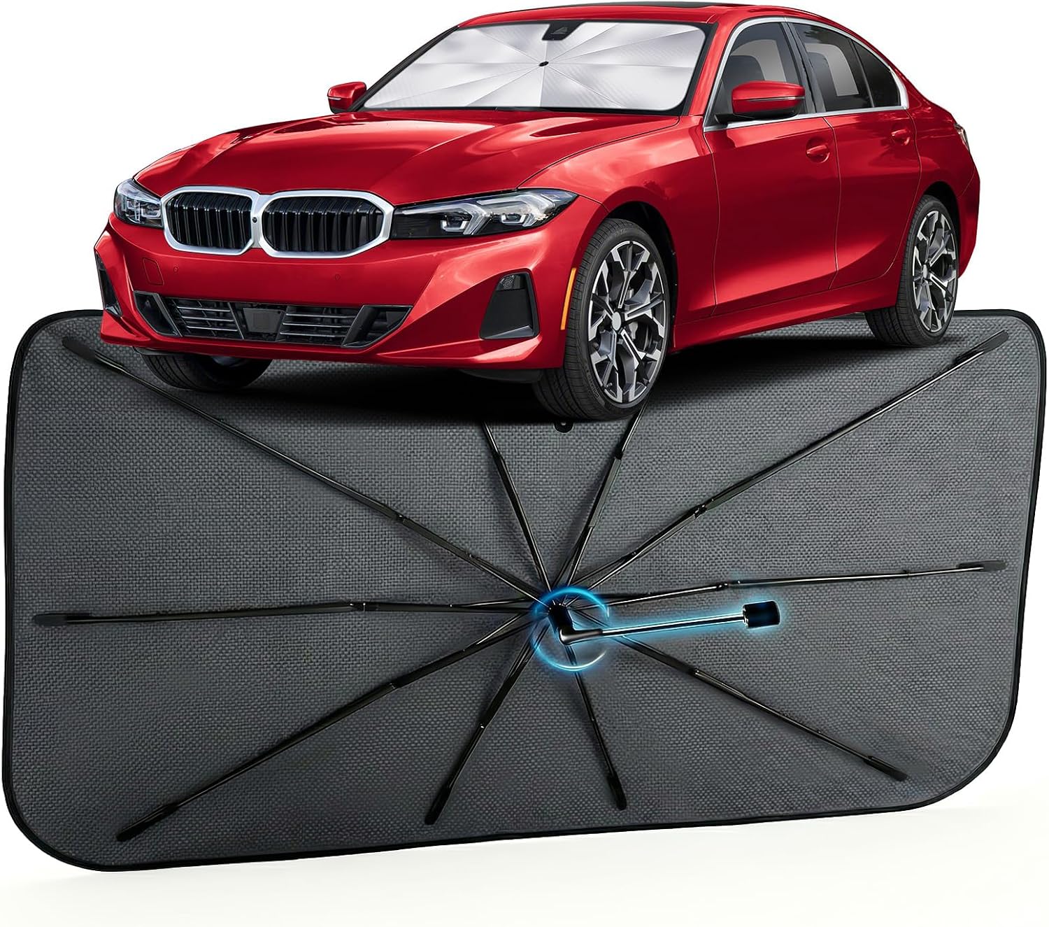 BMW 3 Series Sunshade 2019-2026 – JASVIC Reflective Windshield Cover