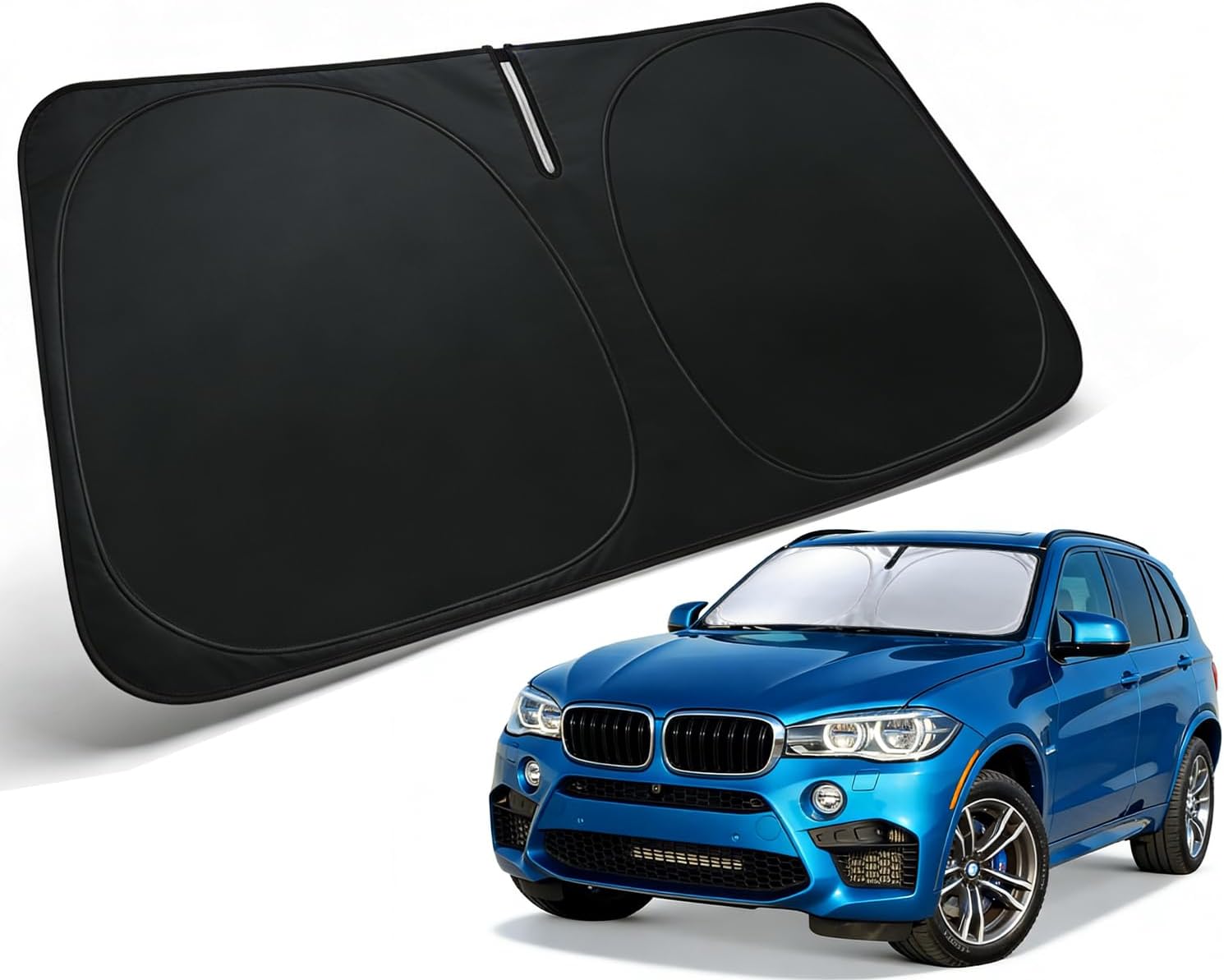 BMW X5 Windshield Sun Shade 2014-2018 | UV Protection & Cool Interior