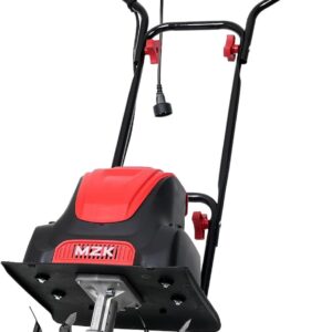 MZK 12in 10.5 Amp Corded Electric Tiller, 8in Dig Depth