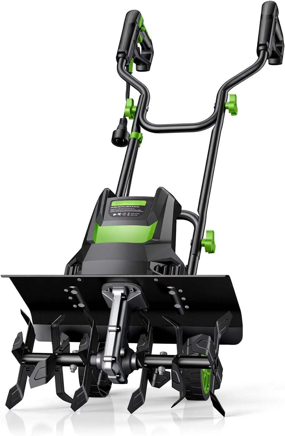 Electric Garden Tiller 1800W – 18in Cultivator for Soil Prep