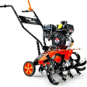 SuperHandy 27in Gas Tiller Cultivator 7HP