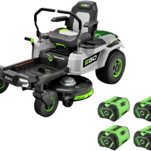 EGO Power+ 42" Zero Turn Mower w/ 4 56V Batteries