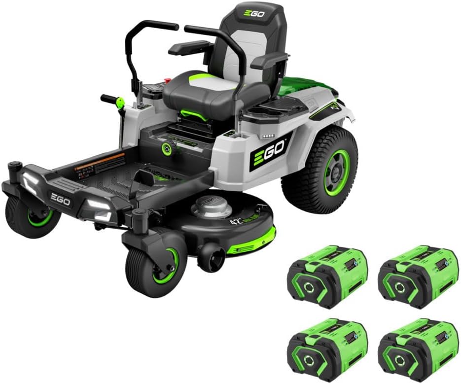 EGO Power+ 42" Zero Turn Mower w/ 4 56V Batteries