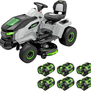 EGO Power+ 42in Electric Riding Mower w/ 6 Batteries