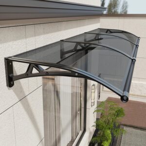 Gray Door Awning 24x47in - UV & Weather Protection