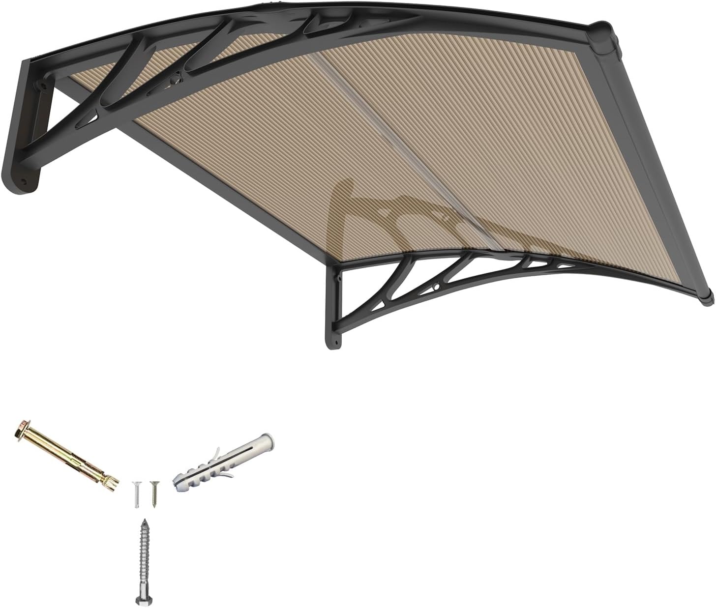 32x48in Door Awning, UPF 50+ Patio Canopy