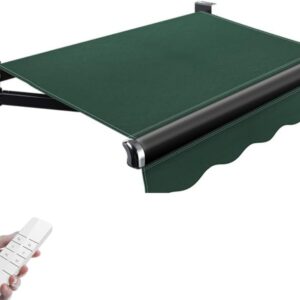 Electric Patio Awning 3x2m Green Retractable