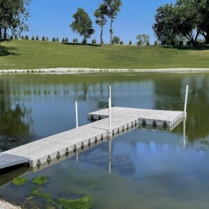 15-Ft T-Shape Floating Dock Kit - Lakes & Ponds