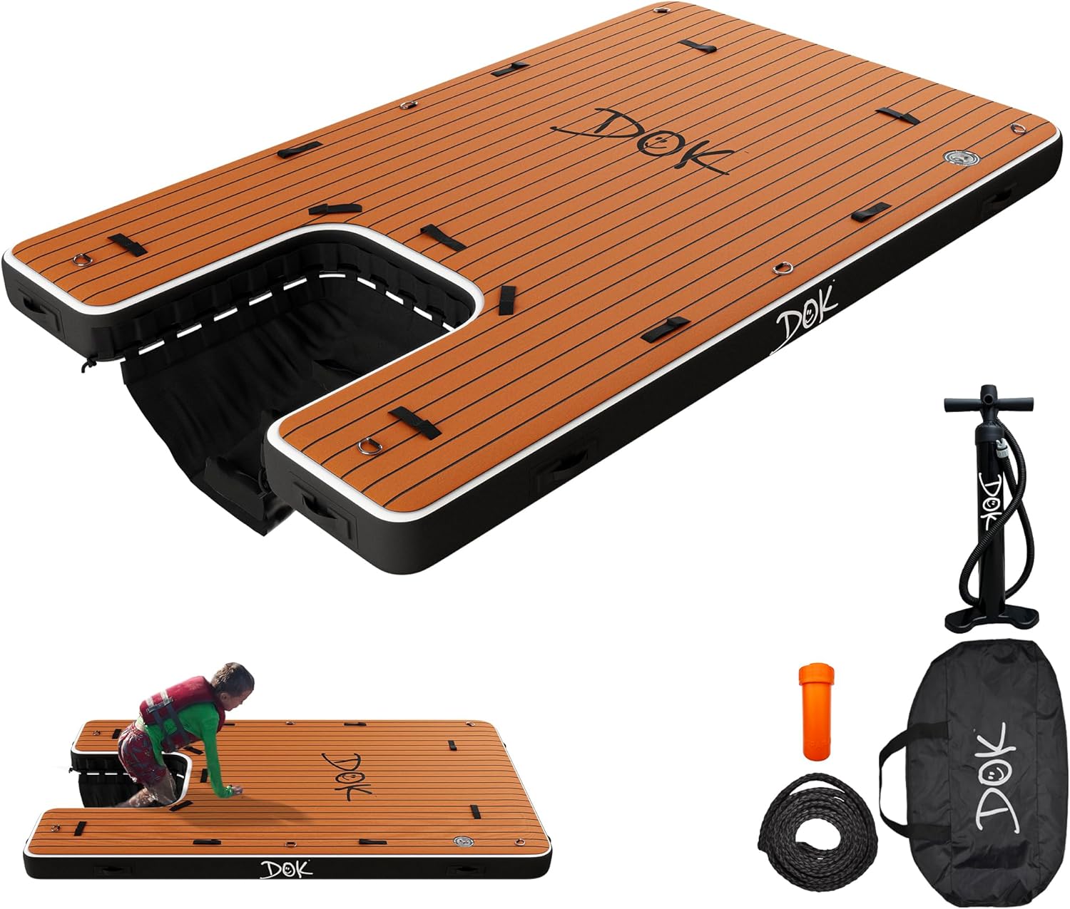 DOK Party-DOK Inflatable Floating Dock Platform