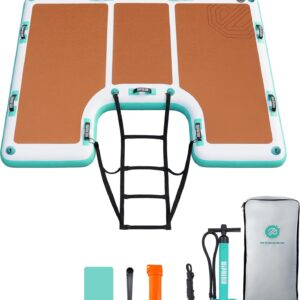 Niphean Floating Dock - 8x6ft or 8x10ft Inflatable Platform