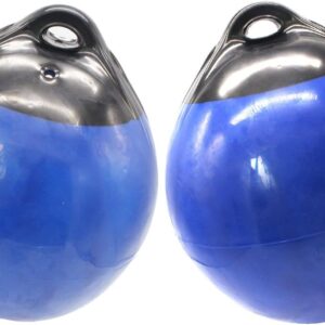 X-Haibei Boat Fenders - Pair of 12" Inflatable Dock Bumpers