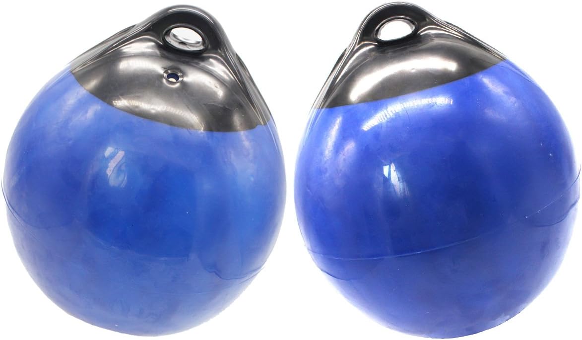 X-Haibei Boat Fenders - Pair of 12" Inflatable Dock Bumpers