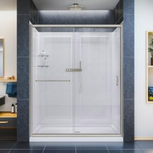 DreamLine Infinity-Z 30" x 60" Sliding Shower Door Kit