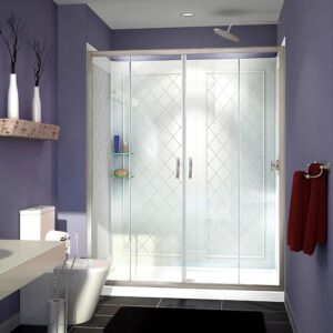 DreamLine Visions Sliding Shower Door Kit 30"x60" Nickel
