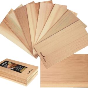 Cedar Alpha 8-Pack Grilling Planks for Salmon & More