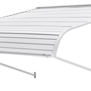 VEVOR 48x42in Aluminum Awning – Durable Door & Window Canopy