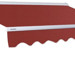 ADVANING Luxury 16'x10' Electric Awning, Terracotta