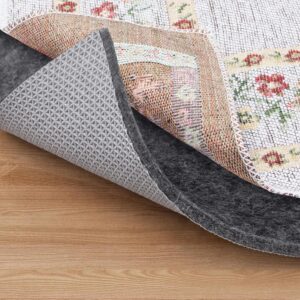 BALEINE 8x10 Ft Non-Slip Rug Pad, 1/4" Thick Felt & Rubber Gripper