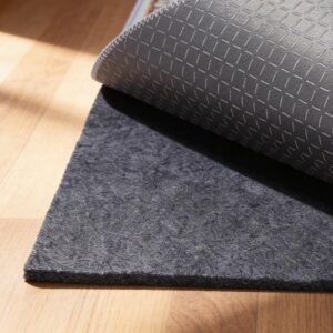 6x9 Non-Slip Rug Pad – Dark Gray Felt & Rubber