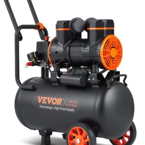VEVOR 6.3 Gal Oil-Free Air Compressor, 2 HP 116PSI