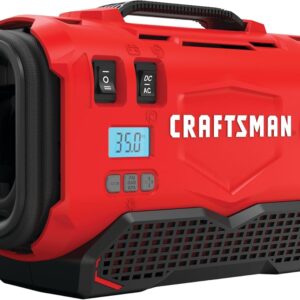 CRAFTSMAN V20 Portable Tire Inflator - 3 Power Modes