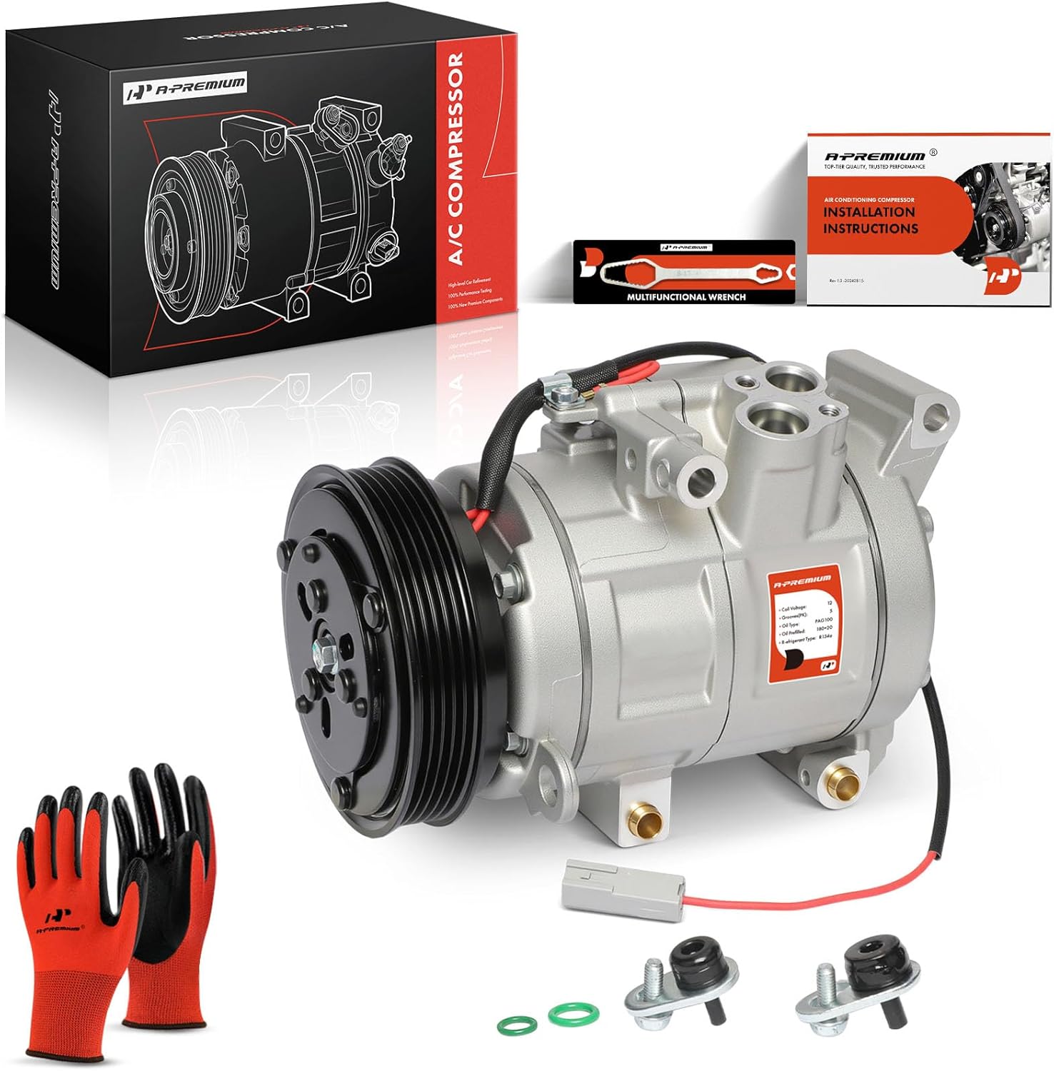 A-Premium AC Compressor for Mazda 3 2010-2013