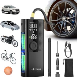 Airmoto Portable Tire Inflator - Digital Air Pump