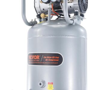 VEVOR 13-Gal Air Compressor 2HP Quiet Oil-Free Tank