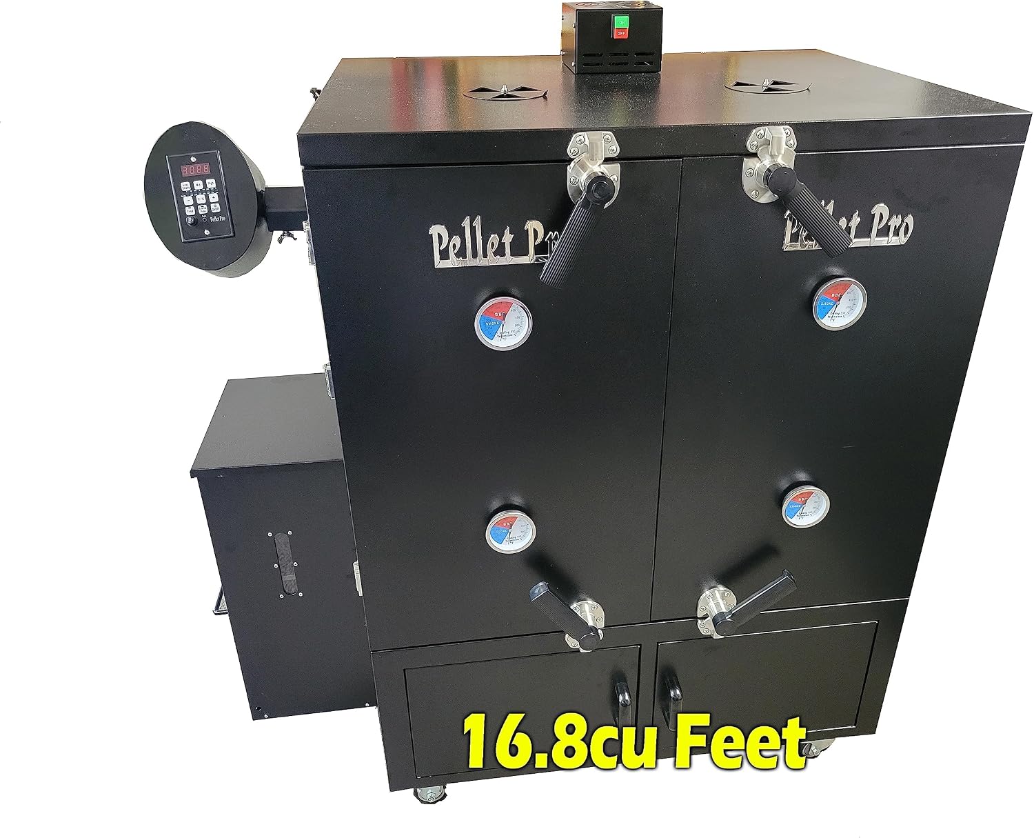 Pellet Pro® Double Door Vertical Pellet Smoker w/ PID Controller