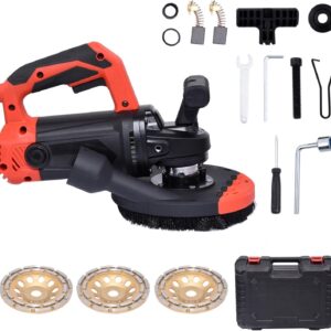 2200W Concrete Floor Grinder 7in, 90° Sanding Machine