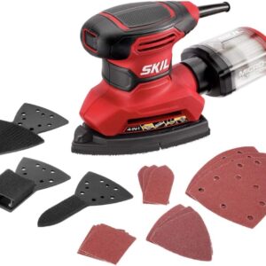 SKIL SR232301 Detail Sander w/ Dust Box & 3 Attachments