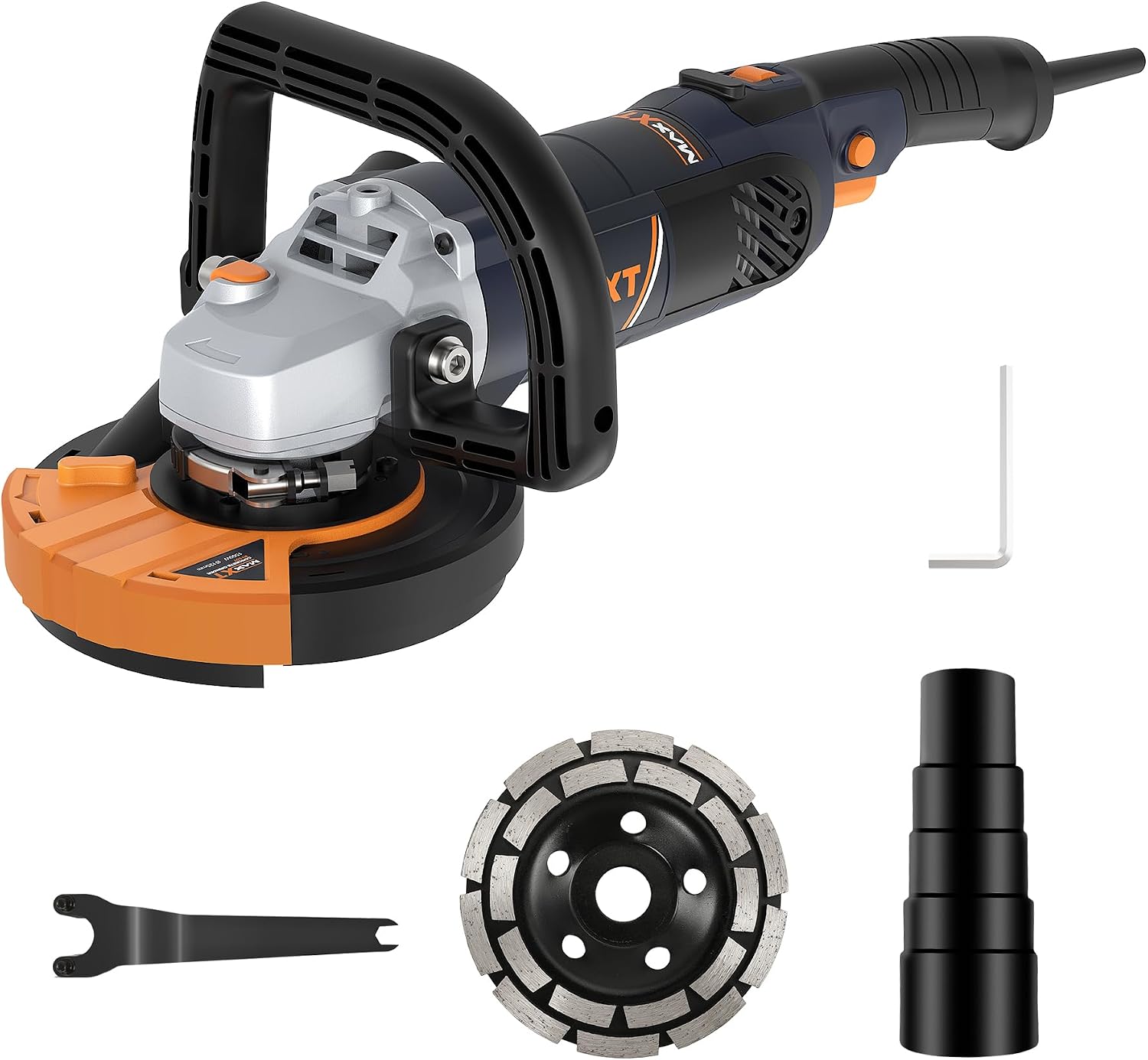 MAXXT 5" Concrete Grinder, 1500W, 7-Speed Kit