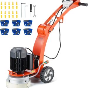 VEVOR 10in Electric Concrete Grinder, 1.7HP Polisher