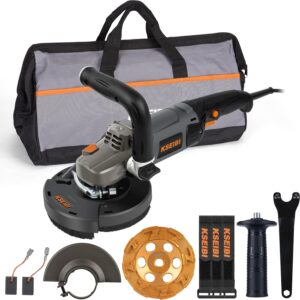 KSEIBI 5" Concrete Angle Grinder Kit 11.5A 1400W