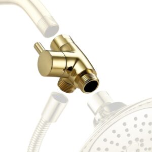 Brass 3-Way Shower Arm Diverter Valve, G1/2