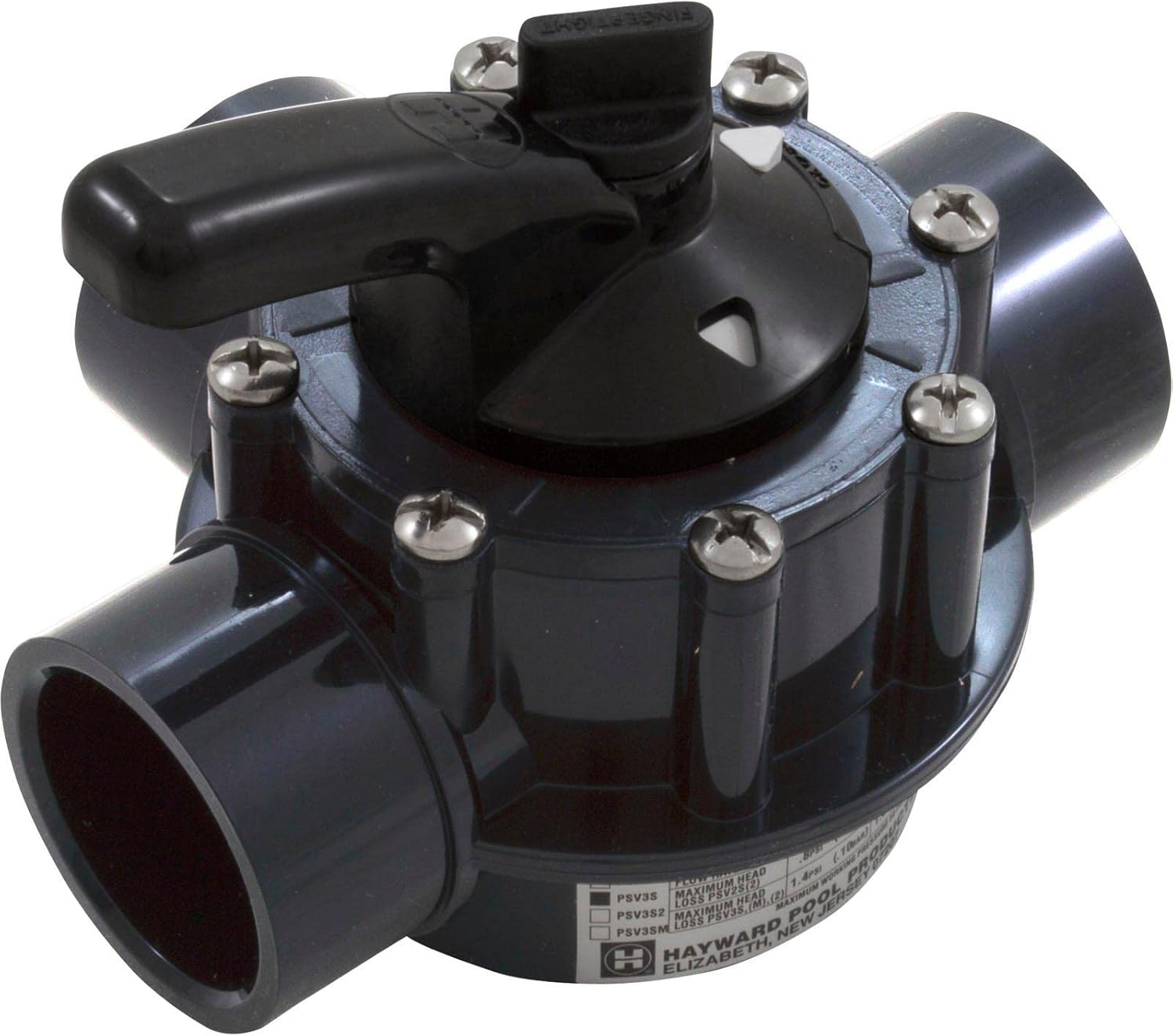 Hayward PSV3SDGR 3-Way PVC Diverter Valve