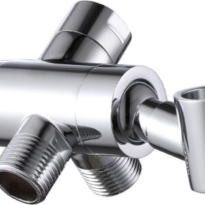 Brass 3-Way Shower Diverter Valve, Chrome