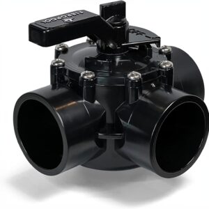 FibroPool 2" 3-Way Pool Diverter Valve – CPVC, PTFE Seats