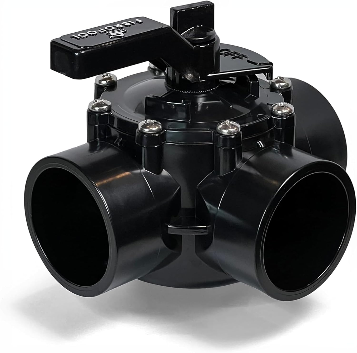 FibroPool 2" 3-Way Pool Diverter Valve – CPVC, PTFE Seats